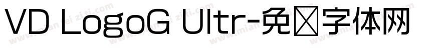 VD LogoG Ultr字体转换